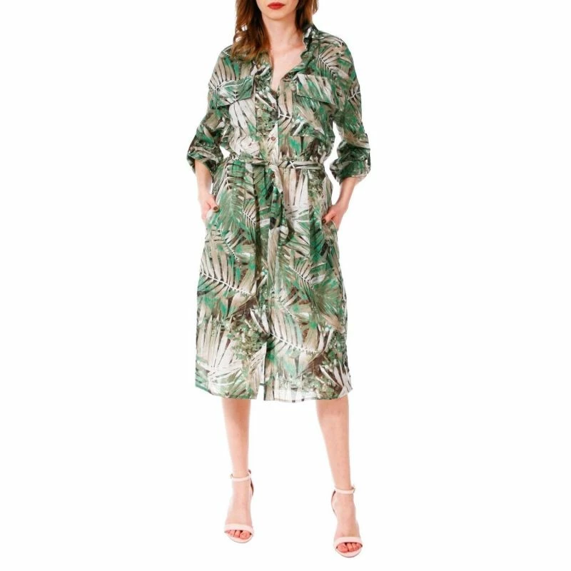 Flash Sale ๐คฉ Feride Beige-Green ๐ Dress By Aggi โ 5 Flash Sale ๐คฉ Feride Beige-Green ๐ Dress By Aggi โ - Image 3