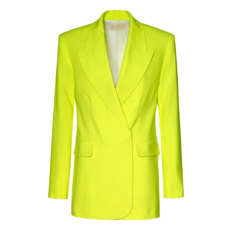Discount ๐ Blair Laser Yellow Oversized Blazer By Aggi ๐ 3 Discount ๐ Blair Laser Yellow Oversized Blazer By Aggi ๐