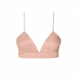 Hot Sale 💯 Asha Satin Interface Tan Bralette Top By Aggi 😉