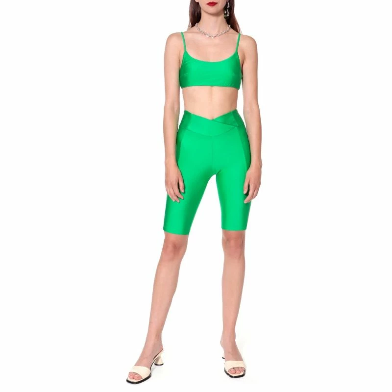 Best Sale 🌟 Jess Brazil Green Biker Shorts By Aggi 🎉 4 Best Sale 🌟 Jess Brazil Green Biker Shorts By Aggi 🎉 - Image 2