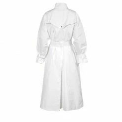 Flash Sale 🧨 Vanda White Milk Trench 🧥 Coat By Aggi 🔔 -Cheap Aggi Store bqleeostyxahcopllxy2