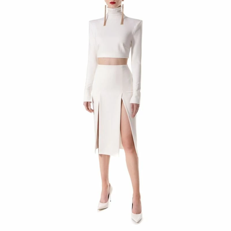 Buy 🥰 Salma Ecru White 👗 Skirt By Aggi 😍 4 Buy 🥰 Salma Ecru White 👗 Skirt By Aggi 😍 - Image 2