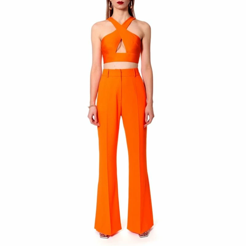 Deals โจ Camilla Neon Orange Flared Pants - Long By Aggi ๐ 5 Deals โจ Camilla Neon Orange Flared Pants - Long By Aggi ๐ - Image 3