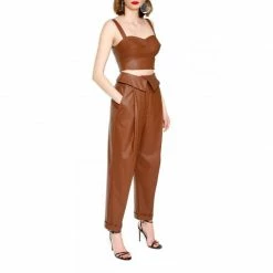 Cheapest 😍 Xenia Raw Umber Pants By Aggi ⭐ -Cheap Aggi Store dl1ucyjuqavudppsmsql