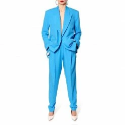 Budget ✨ Ramona Malibu Blue Blazer By Aggi ✔️ -Cheap Aggi Store e33arik3ncf2jwkwnjjj