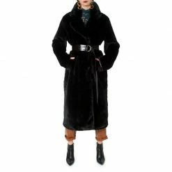 Cheapest 🤩 Kylie Warm Black Faux Fur 🧥 Coat By Aggi ⌛ -Cheap Aggi Store fzu87aa4fshun80bvfhp