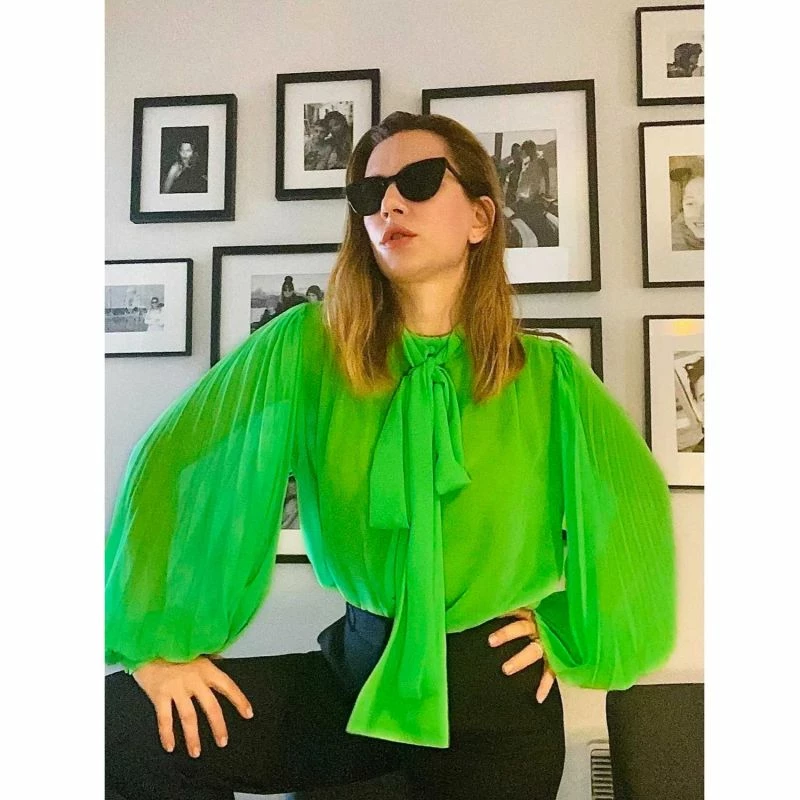 Wholesale ๐ฏ Linda Green Flash Blouse By Aggi ๐ 5 Wholesale ๐ฏ Linda Green Flash Blouse By Aggi ๐ - Image 3