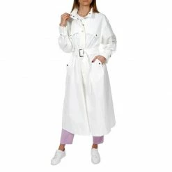 Flash Sale 🧨 Vanda White Milk Trench 🧥 Coat By Aggi 🔔 -Cheap Aggi Store gzcbltua8rwgzksbmaz8