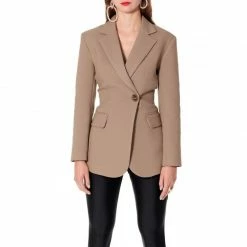 Promo 🎁 Isabella Natural Blazer By Aggi 🔔 -Cheap Aggi Store h2rjmzf7j8sez3wllx5o