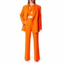 Promo 🌟 Camilla Neon Orange Flared Pants By Aggi 🔔 -Cheap Aggi Store hbfm72eiersfbfec4o0i