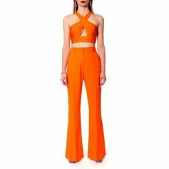 Promo 🌟 Camilla Neon Orange Flared Pants By Aggi 🔔 -Cheap Aggi Store ig5rrdhwnagi6iu5akdw
