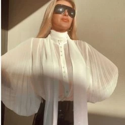 Top 10 🧨 Linda Muslin White Blouse By Aggi 👏 -Cheap Aggi Store igsp1fmcrbiwkdjjg4me