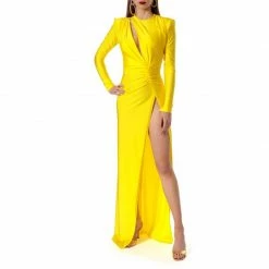 Top 10 🎁 Adriana Super Yellow 👗 Dress By Aggi 🔔 -Cheap Aggi Store iie7tiamdljilb4yglrr