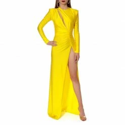 Top 10 🎁 Adriana Super Yellow 👗 Dress By Aggi 🔔 -Cheap Aggi Store iulrsy4ecfa8gwcd98hi