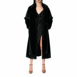 Cheapest 🤩 Kylie Warm Black Faux Fur 🧥 Coat By Aggi ⌛ -Cheap Aggi Store j4gvxzsf9tdfuz8h3jin