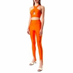 Deals 💯 Gia Neon Orange Pants By Aggi ❤️ -Cheap Aggi Store j5fsb2oczxa1l2acieif