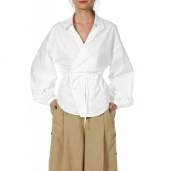 Coupon 🥰 Laynie White 👚 Shirt By Aggi 🔔 -Cheap Aggi Store k1igrtv52xfyxgncjshc