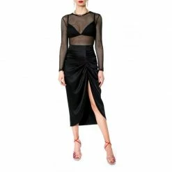 Cheap ⌛ Katy Glossy Black 👗 Skirt By Aggi ⭐ -Cheap Aggi Store lhcw3orkfl4i9dwpfvt9