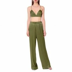 Budget 👍 Asha Satin Olive Branch Bralette Top By Aggi ✨ -Cheap Aggi Store nhdyq2jru9ssq79cgiyi 1