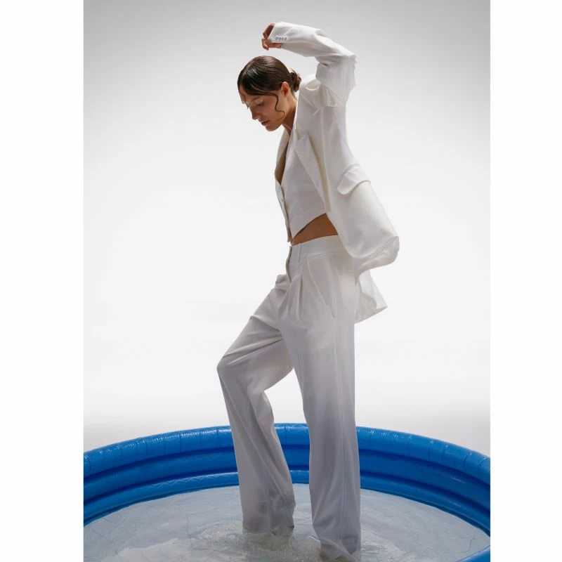 Wholesale 💯 Alex Aesthetic White Blazer By Aggi 🎁 11 Wholesale 💯 Alex Aesthetic White Blazer By Aggi 🎁 - Image 9