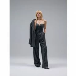 Discount 🎉 Lara Downtown Grey Corset Top By Aggi 👍 -Cheap Aggi Store nmovcoqjcq3wt1uaxafv