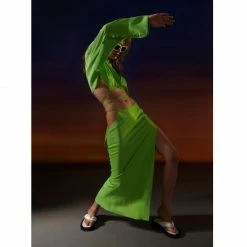 Coupon 😀 Faye Green Flash 👗 Skirt By Aggi 🎁 -Cheap Aggi Store nsiyyinpgao262tzfabz