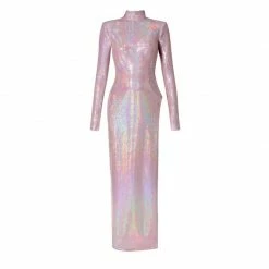 Hot Sale 🎁 Candice Holographic Pink 👗 Dress By Aggi ❤️