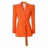 Buy 🔥 Marina Tangerine Blazer By Aggi ❤️