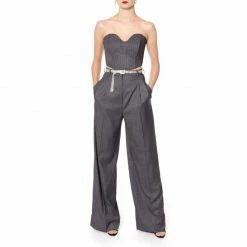 Discount 🎉 Lara Downtown Grey Corset Top By Aggi 👍 -Cheap Aggi Store pfvdvpbh3v8hbvtzecyt