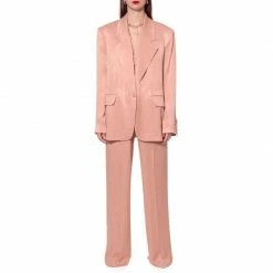 Outlet 🌟 Jessie Satin Interface Tan Pants By Aggi 👍 -Cheap Aggi Store pobuwl0erbxebzygmat7