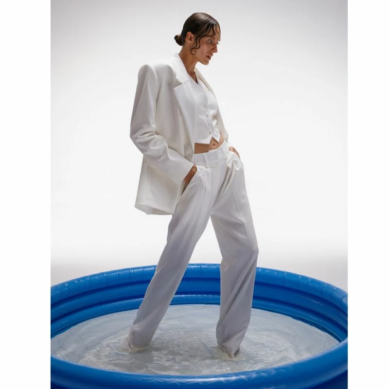 Wholesale 💯 Alex Aesthetic White Blazer By Aggi 🎁 10 Wholesale 💯 Alex Aesthetic White Blazer By Aggi 🎁 - Image 8