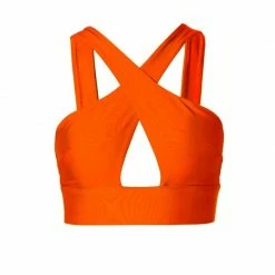 Cheapest 🛒 Isla Neon Orange Top By Aggi ✔️