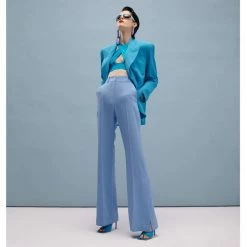Coupon ⭐ Camilla Skyway Pants - Blue By Aggi 🧨 -Cheap Aggi Store pshidzymlks2upbn2hwi