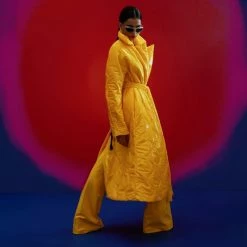 Discount 🤩 Harlow Super Yellow 🧥 Coat By Aggi 🔥 -Cheap Aggi Store q2czesk9z1cpolipgbbp