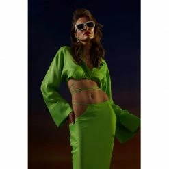 Coupon 😀 Faye Green Flash 👗 Skirt By Aggi 🎁 -Cheap Aggi Store qwasdcvvk0escy5edb4n