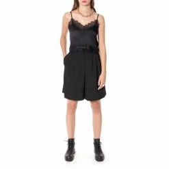 Best Sale 🎉 Billie Neutral Black Bermuda Shorts By Aggi ✔️ -Cheap Aggi Store rlzgrm668rgbe5zdw2ug