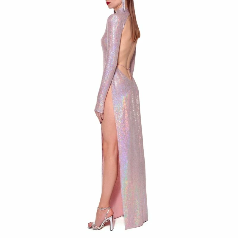 Hot Sale 🎁 Candice Holographic Pink 👗 Dress By Aggi ❤️ 5 Hot Sale 🎁 Candice Holographic Pink 👗 Dress By Aggi ❤️ - Image 3
