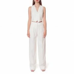 New 🥰 Frankie Aesthetic White Trousers - Long By Aggi 🔥 -Cheap Aggi Store sgldlr4uktp0apa9icld 2