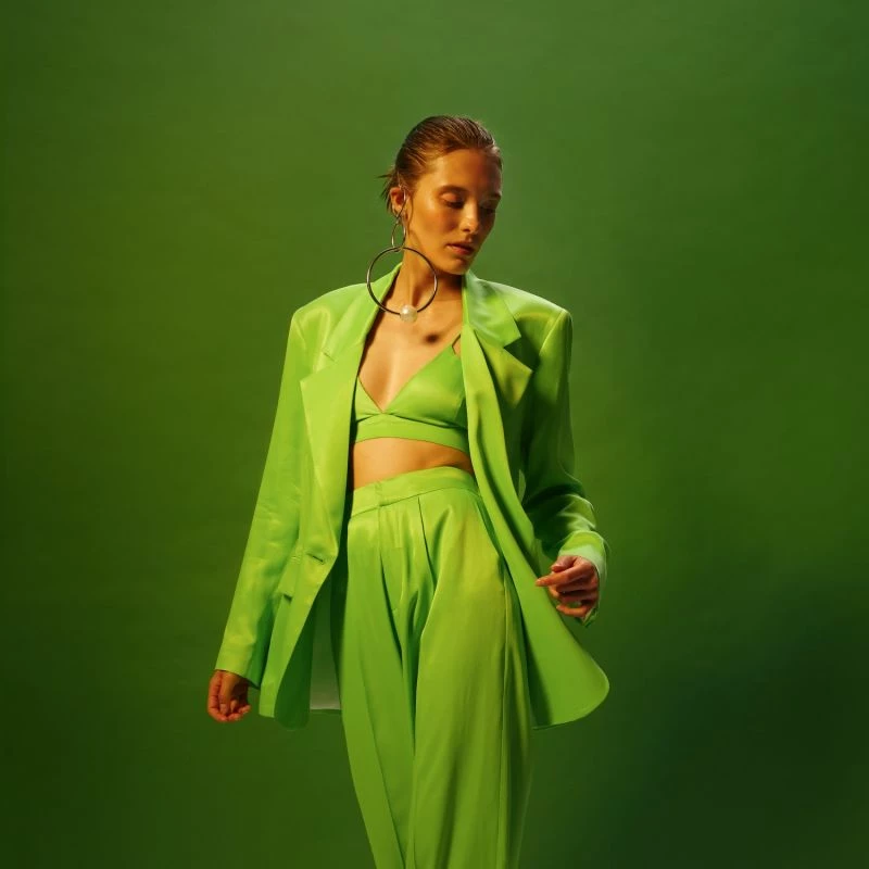 Flash Sale ❤️ Asha Satin Green Flash Bralette Top By Aggi 🤩 4 Flash Sale ❤️ Asha Satin Green Flash Bralette Top By Aggi 🤩 - Image 2