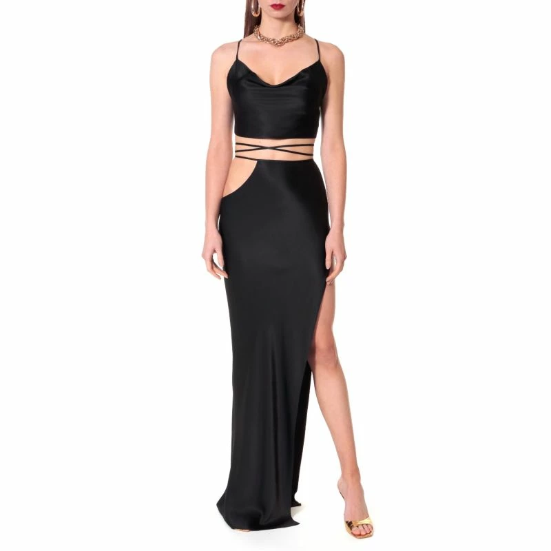 Flash Sale 🥰 Faye Glossy Black 👗 Skirt By Aggi 😉 4 Flash Sale 🥰 Faye Glossy Black 👗 Skirt By Aggi 😉 - Image 2