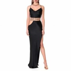 Best deal ⭐ Lucia Glossy Black Top By Aggi 😀 -Cheap Aggi Store t5dhivuytkft8zuo1csb