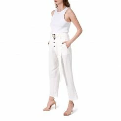 Best Sale 🎁 Iga Cream White Pants By Aggi 🤩 -Cheap Aggi Store tkttqbky5xcq3nl7zsbo