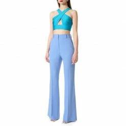 Coupon ⭐ Camilla Skyway Pants - Blue By Aggi 🧨 -Cheap Aggi Store txzedlo9qwfktnj1nf9y