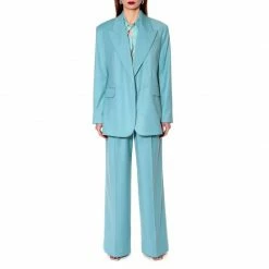 Deals 💯 Gwen How Blue Am I Trousers By Aggi ❤️ -Cheap Aggi Store uk1o8pbaufus95txychj