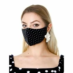 New ❤️ Face Mask Black Polka Dots By Aggi 😍 -Cheap Aggi Store uvdmwwma3mqimf4jckp2
