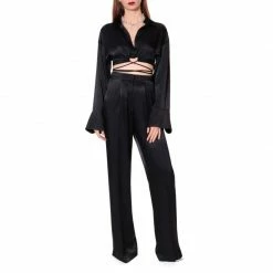 Cheapest โค๏ธ Jessie Satin Glossy Black Trousers By Aggi ๐งจ 9 Cheapest โค๏ธ Jessie Satin Glossy Black Trousers By Aggi ๐งจ -Cheap Aggi Store vc3fexck0ups0sjqexxn