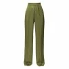 Coupon 🔔 Jessie Satin Olive Brach Trousers By Aggi 🎉