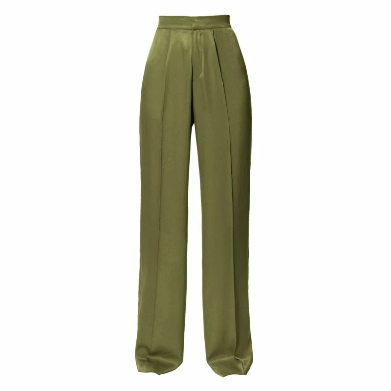 Coupon ๐ Jessie Satin Olive Brach Trousers By Aggi ๐ 3 Coupon ๐ Jessie Satin Olive Brach Trousers By Aggi ๐