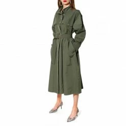 Wholesale 🎁 Vanda Khaki Trench-Coat By Aggi 👏 9 Wholesale 🎁 Vanda Khaki Trench-Coat By Aggi 👏 -Cheap Aggi Store vqlrkbojv5zqn8t7ruqa