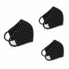 Brand new 👏 Set Of 3 Face Masks Polka Dots Black By Aggi 🧨